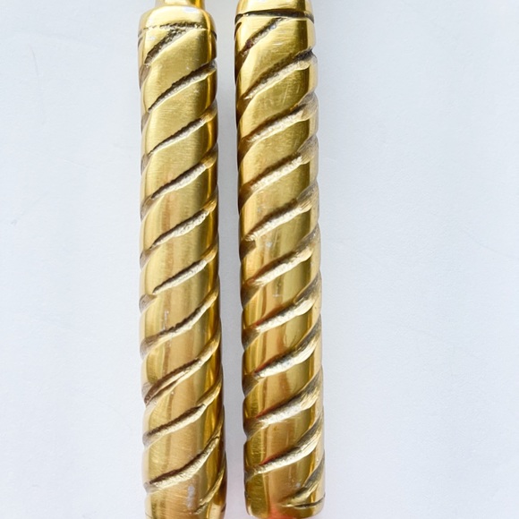 ZAZ DESIGNS Gilded Goldtone Golf Fork & Spoon Server Set - Picture 6 of 17